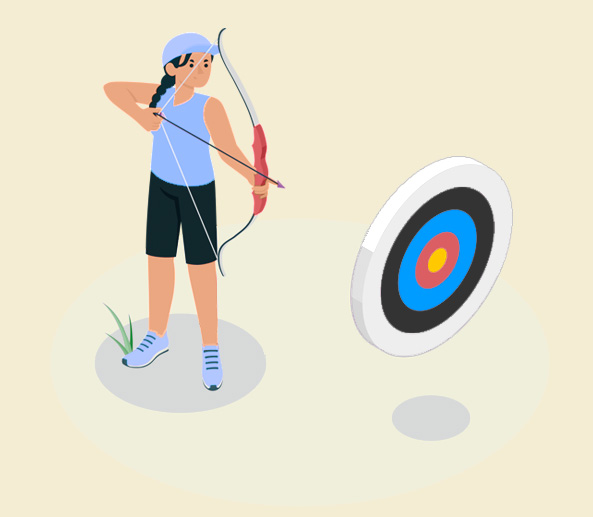 Animations de tir à l'arc